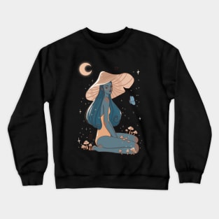 Mushroom girl Crewneck Sweatshirt